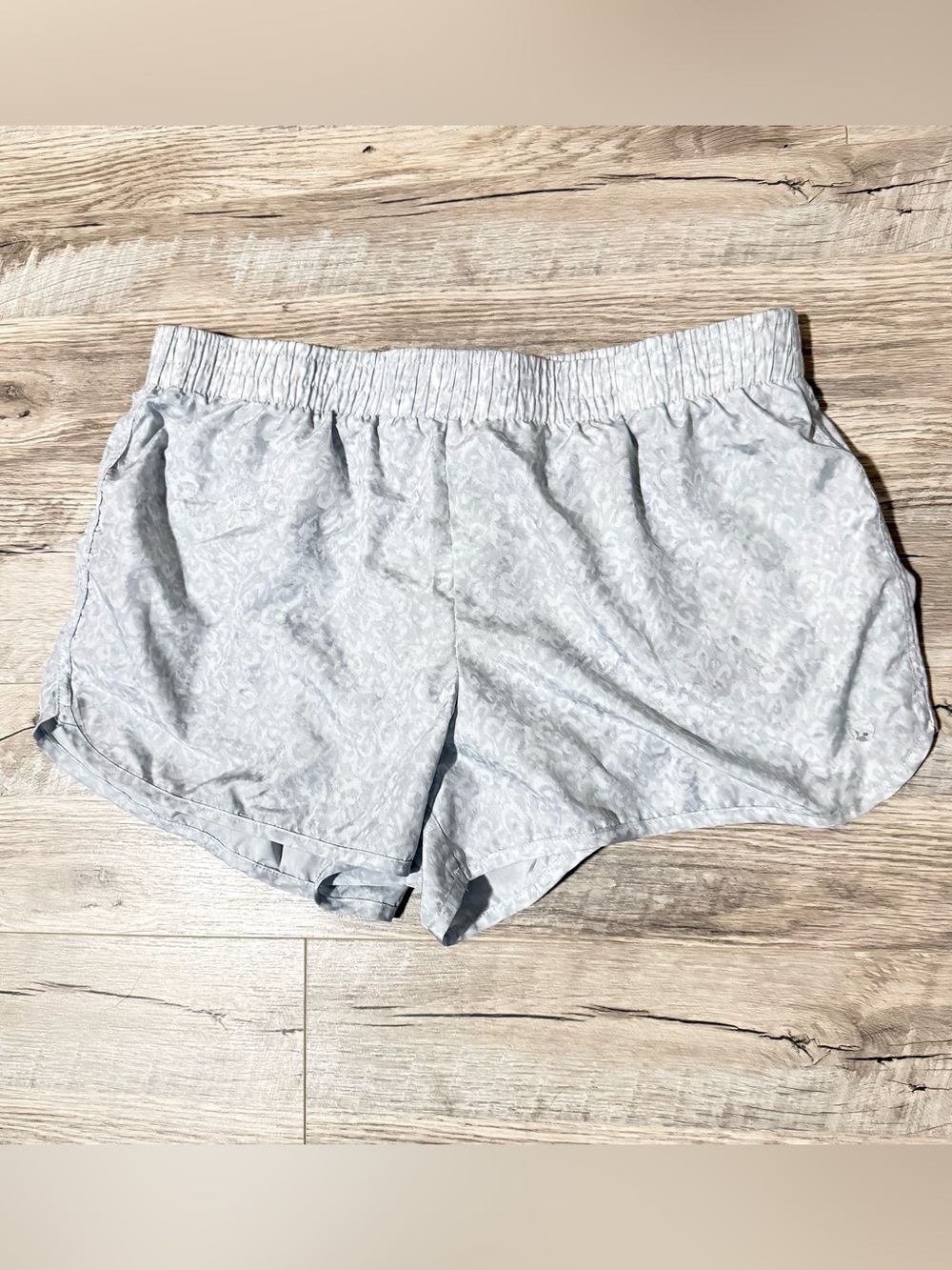 RBX Light Gray Women's Athletic Elastic Waist Shorts